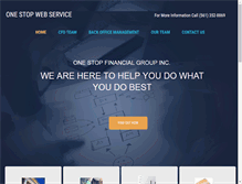 Tablet Screenshot of onestopwebservice.com